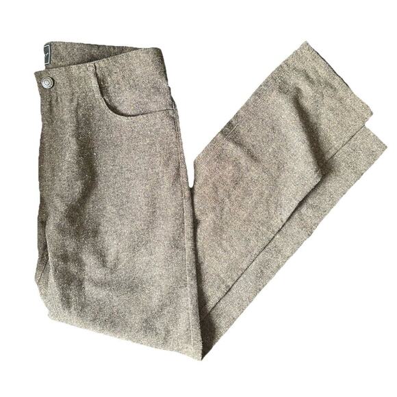 Paisley & Gray Slim Fit Dress Pants Men's W32xL32 Caramel Herringbone Wool Blend - Picture 5 of 7